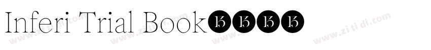 Inferi Trial Book字体转换